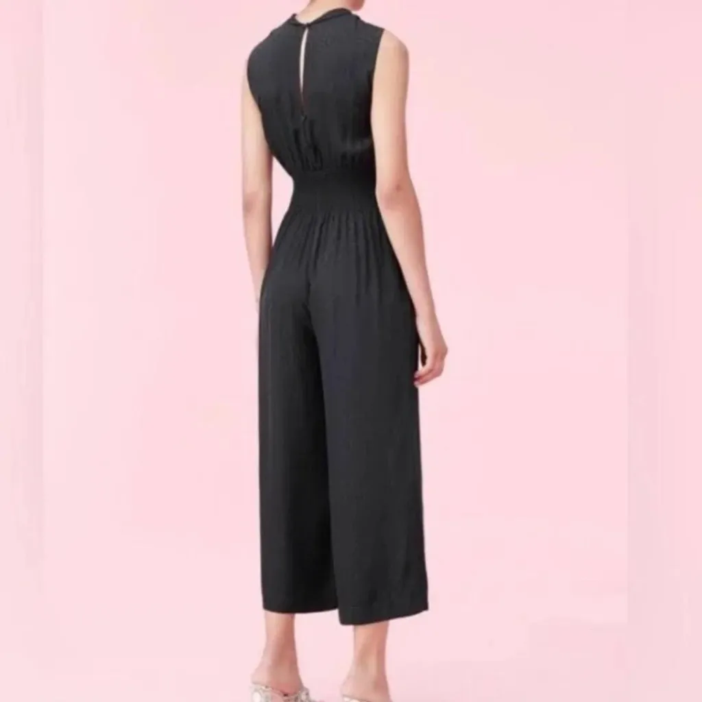 Rebecca Taylor Black Sleeveless Jumpsuit - Image 3