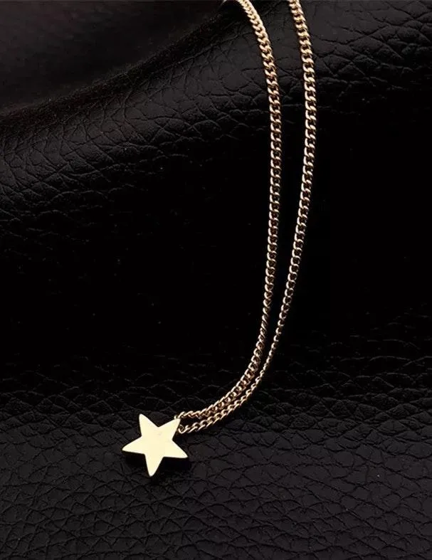 gold star necklace - Image 2