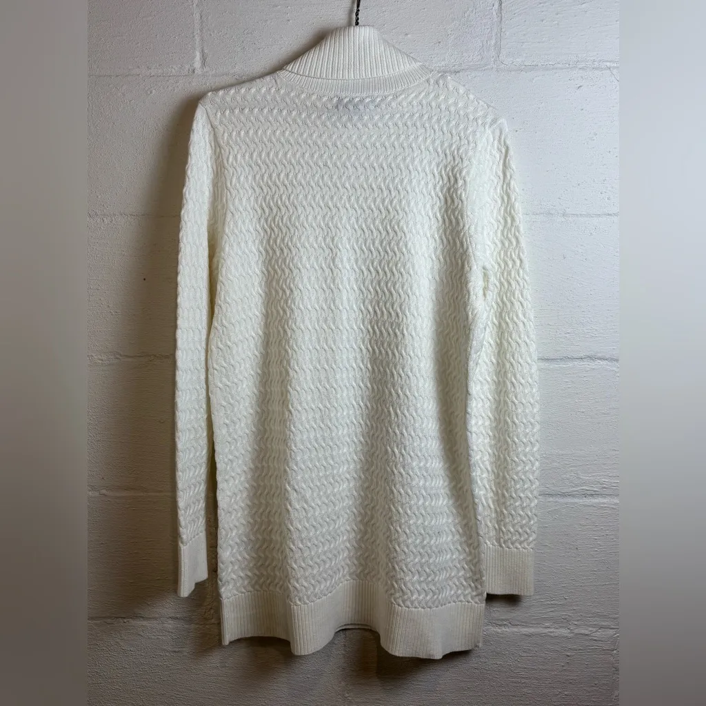 Lands’ End Woman’s Casual TurtleNeck Long Sleeve Tunic Sweater Sz Medium (10-12) - Image 6