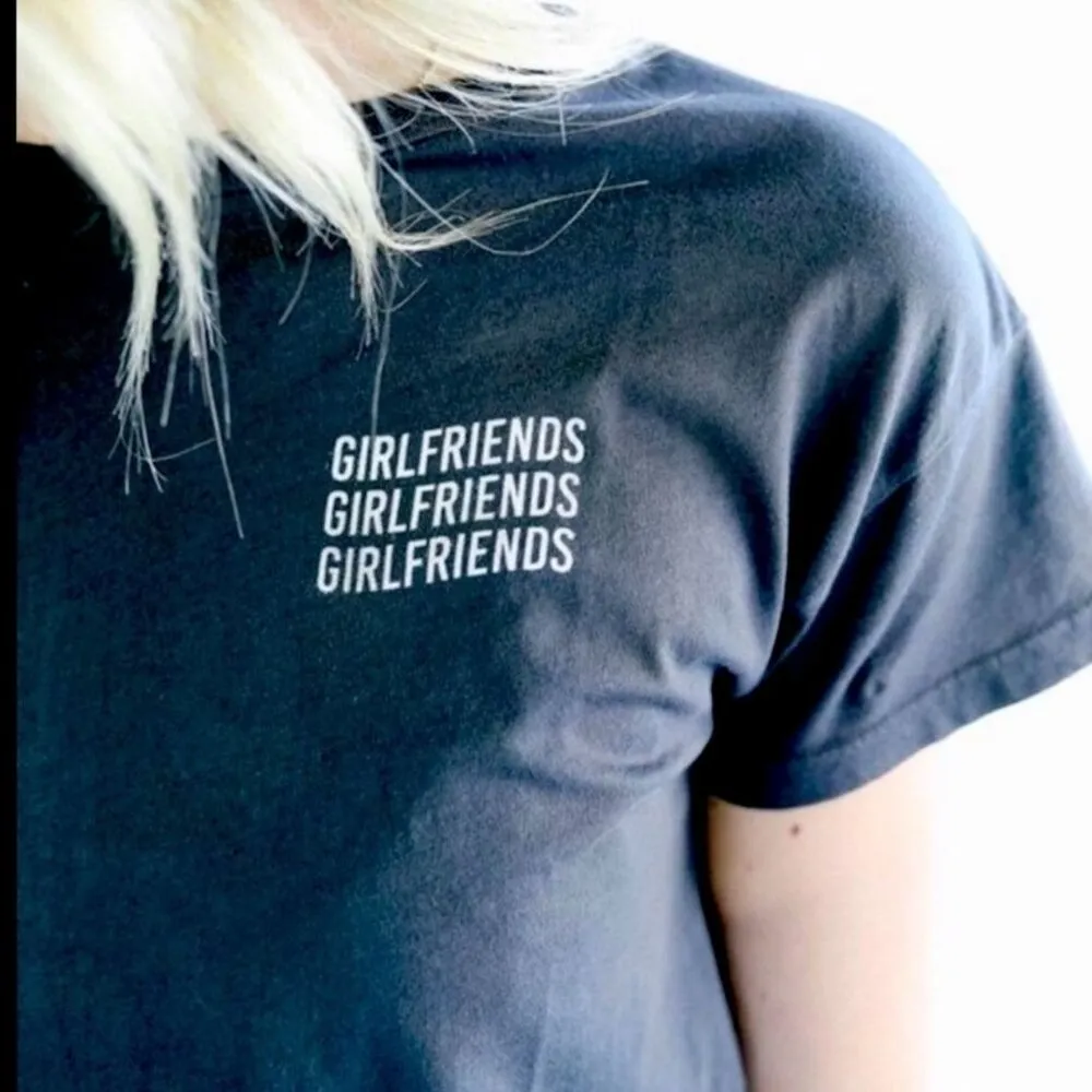 NEW MATE the Label Girlfriends Vintage Black Crew Top - XS - Image 5