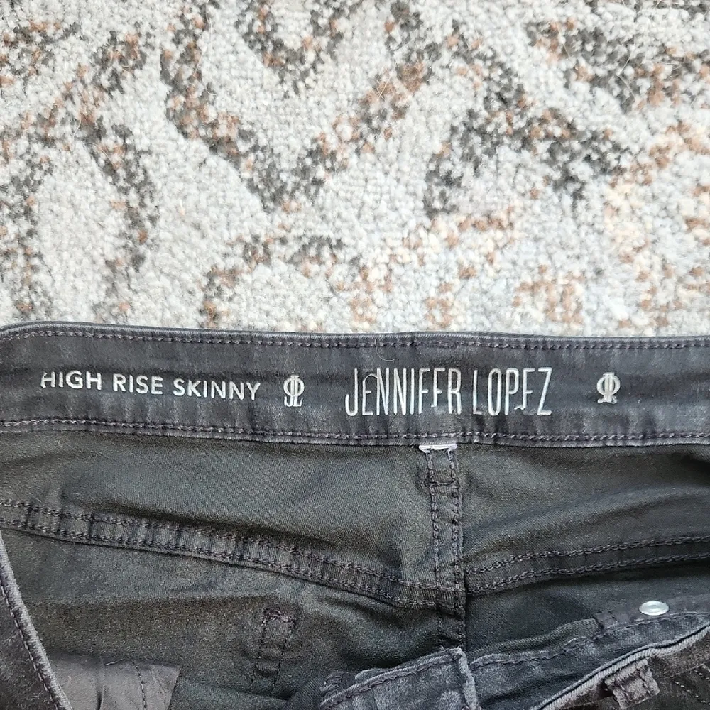 Jenifer Lopez High Rise Skinny Jeans Black 34 - Image 2