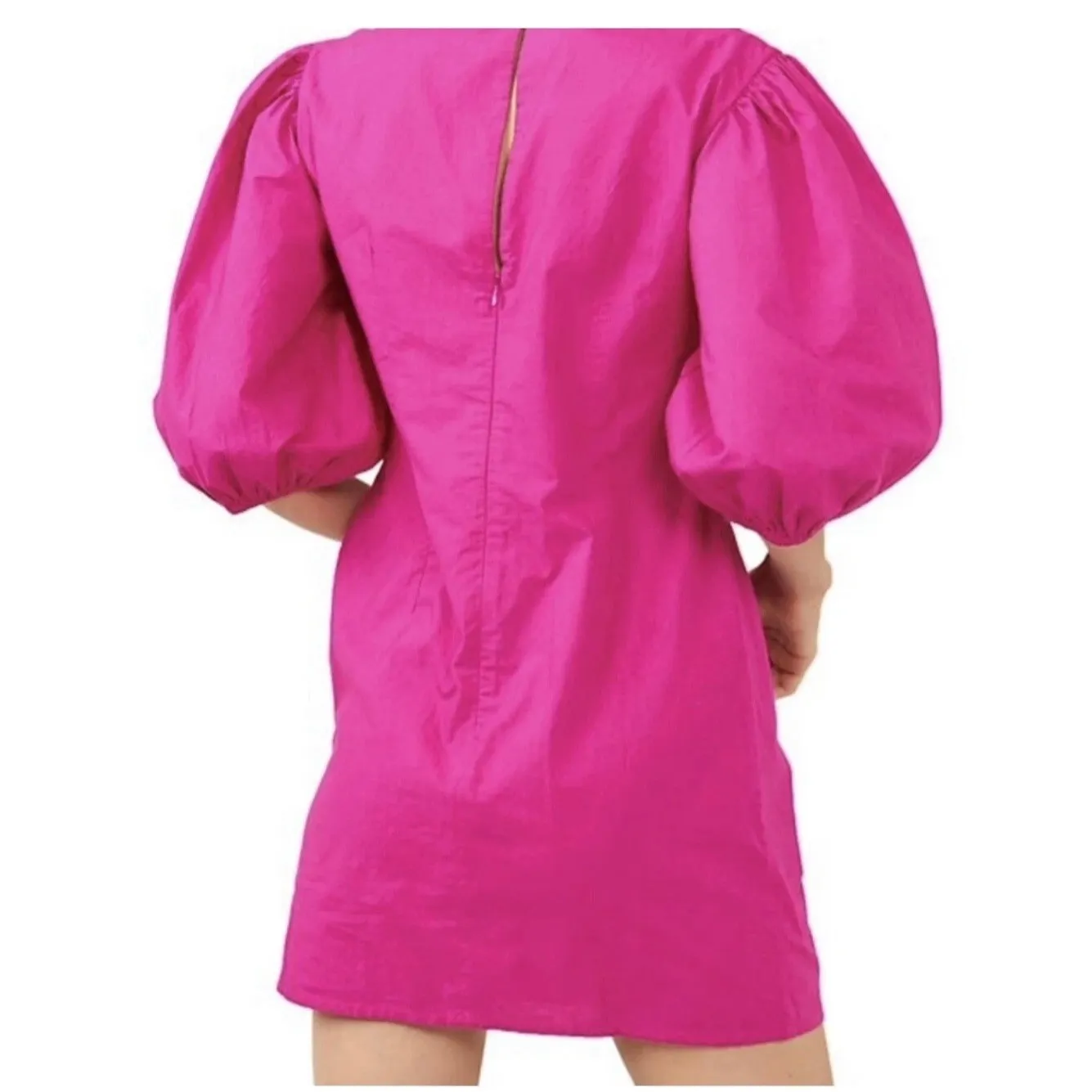 Free People Hope Fuchsia Mini Cocktail Dress - Size L (New) - Image 2