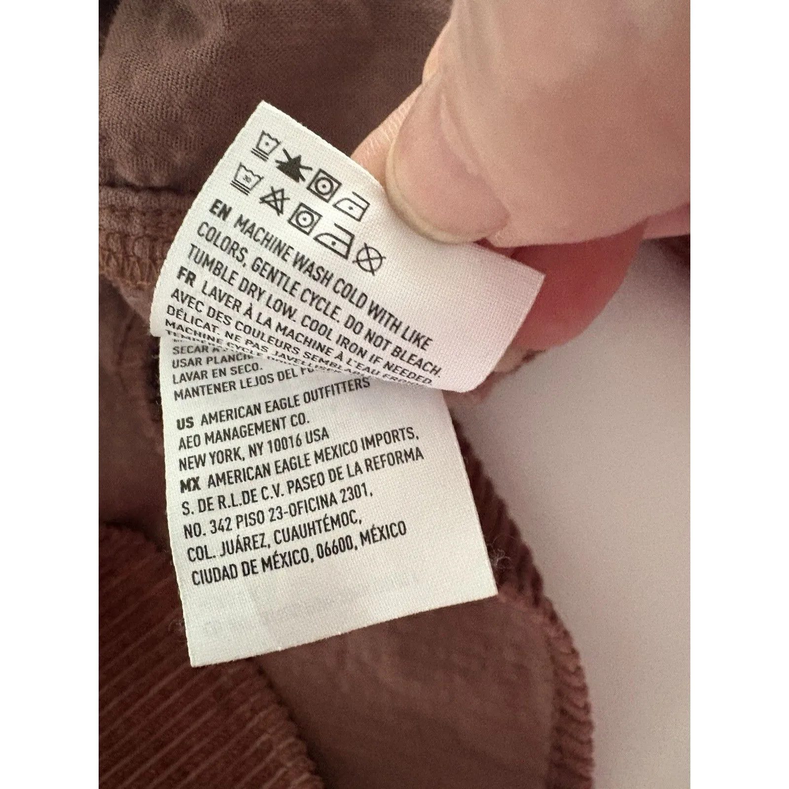 American Eagle Cropped Corduroy Shacket Shirt Jacket Boxy Oversized Size S - Image 15