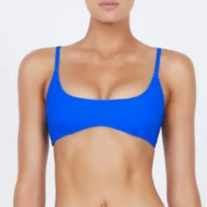 Triangl Maci-Arles Rib Blue bikini top size S - Image 2