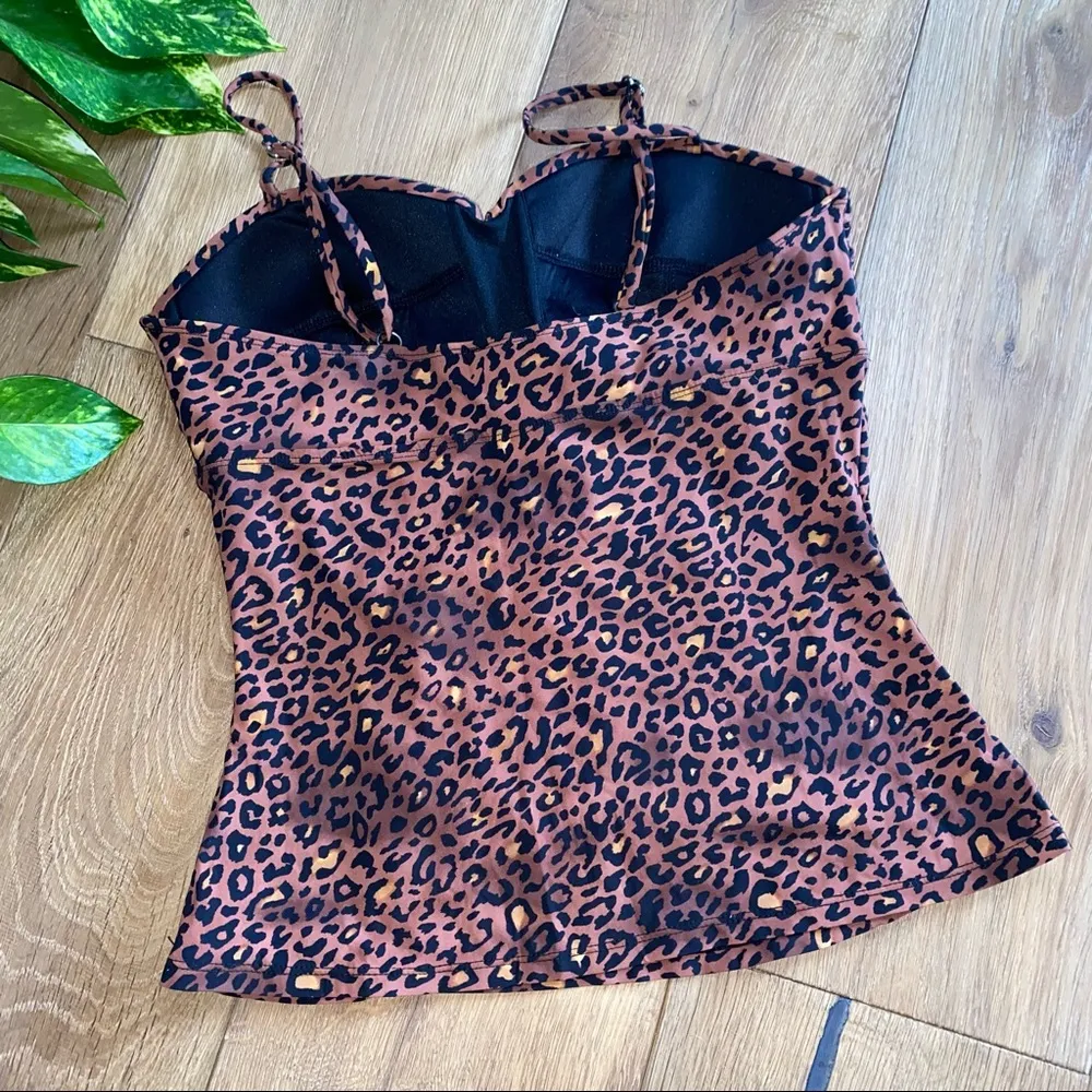 Spanx Swim tankini top leopard print - Image 4