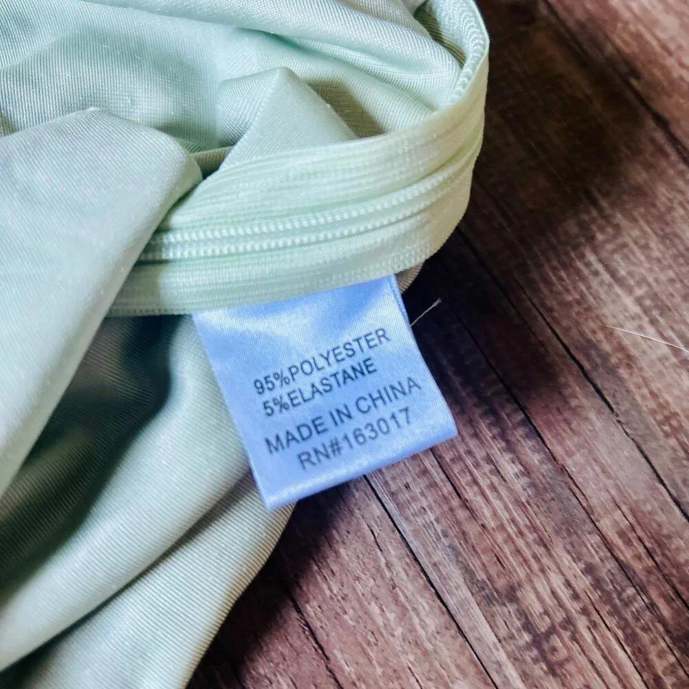 Princess Polly Women’s Velvety Bandeau Top in Lime - Image 6