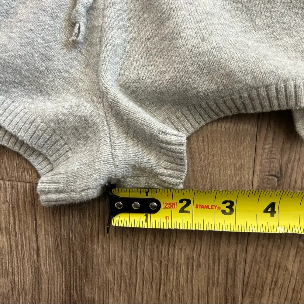 Grey Funnel Neck Long Sleeve Romper XS - Image 11