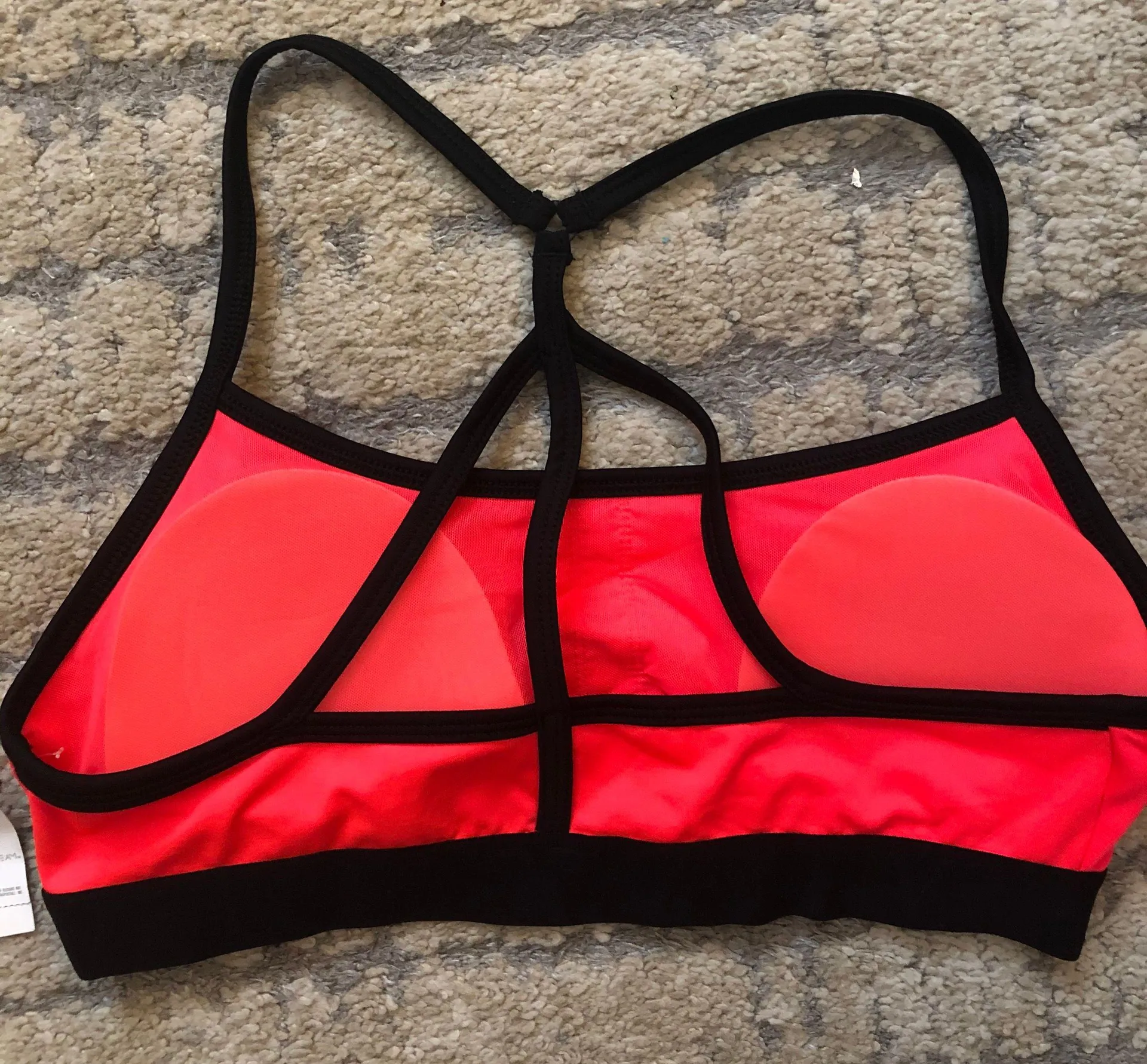 Neon Pink Sports Bra - Image 2