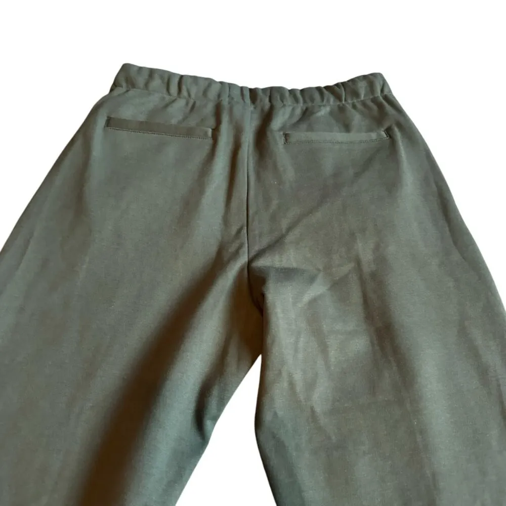 Everlane  The Dream Pant Dark Forest Pull-On Ponte Cropped Length Size Medium NWT - Image 7