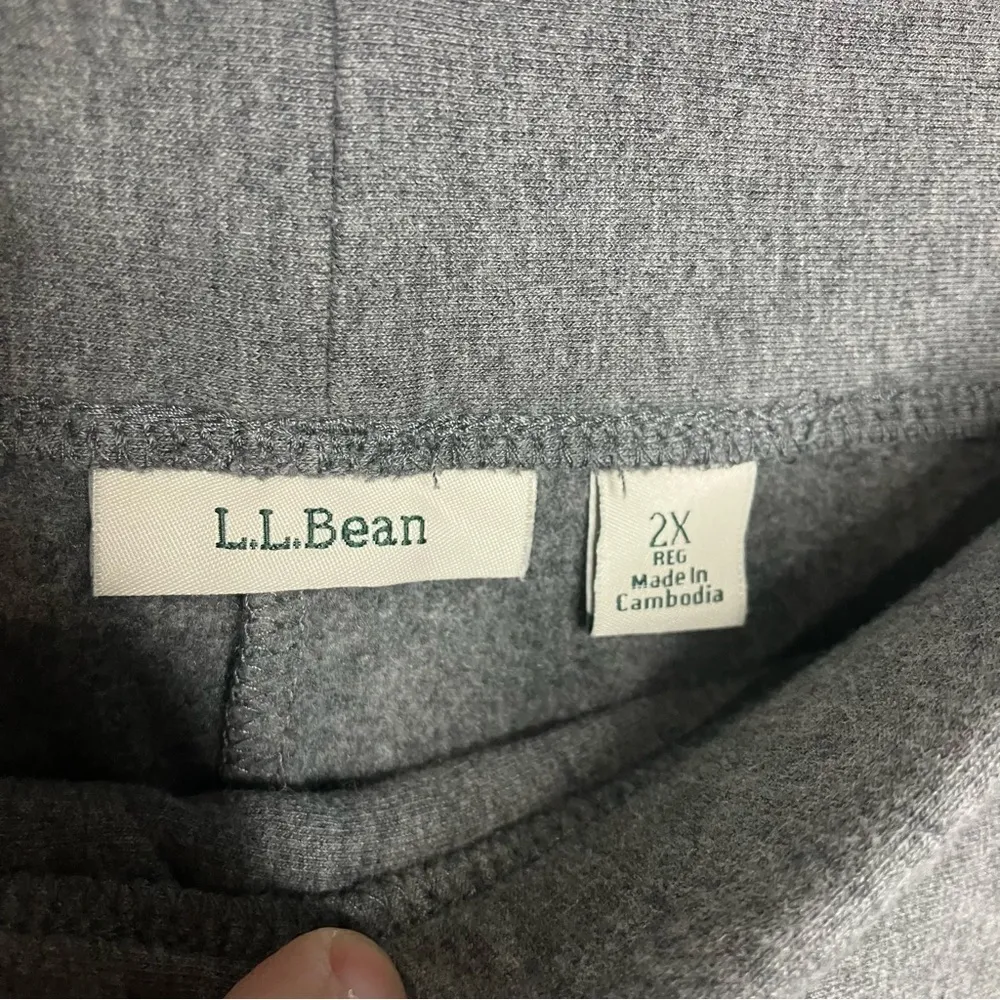 L.L. Bean soft wide leg pants‎ size 2X Gray - Image 2