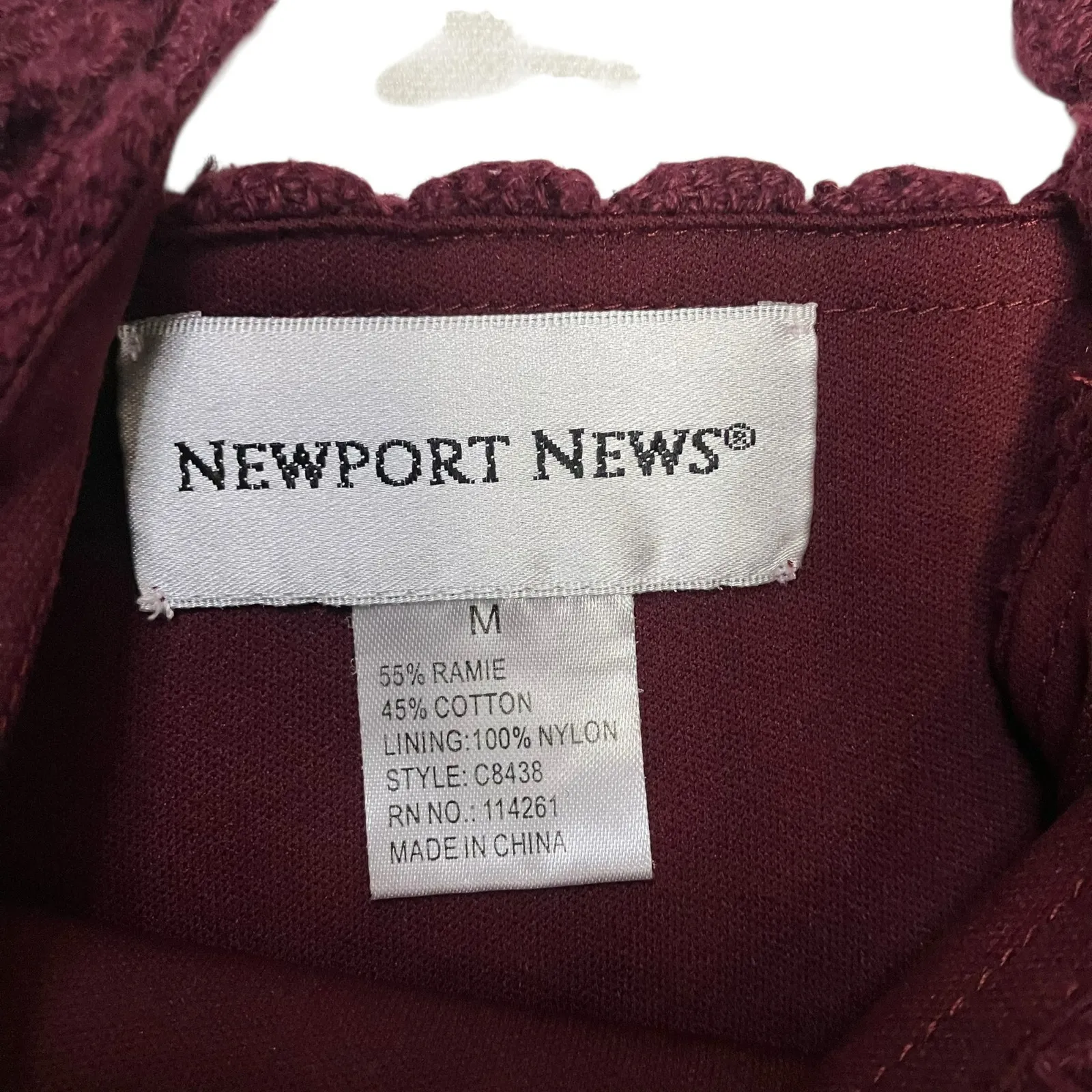 VTG Newport News Crochet Granny Square Midi Dress Women M Boho Cottage 90s Y2K - Image 4