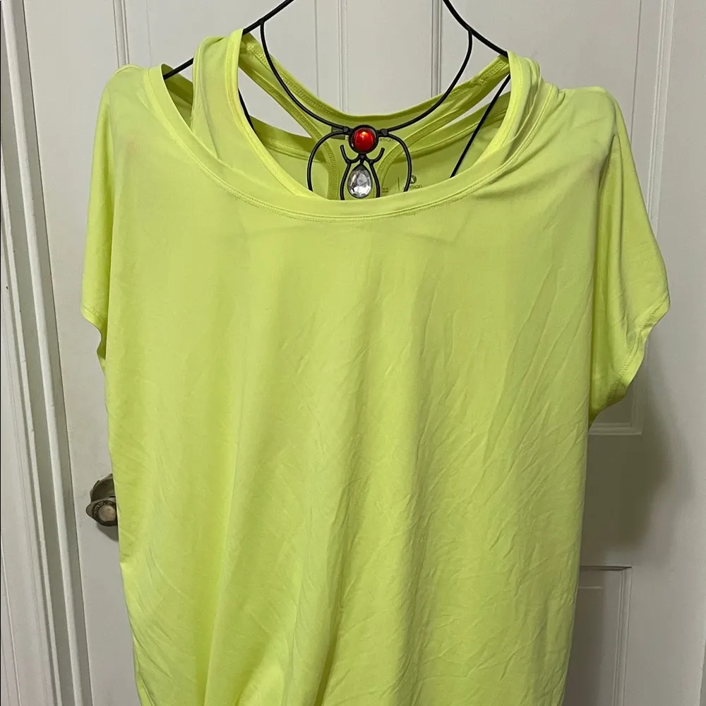 🆓🆓🆓FREE W/PURCHASE🆓🆓🆓Green Women's Short Sleeve Top Set XXL - Image 2