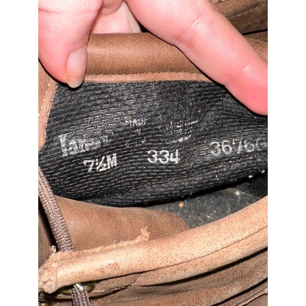 Vintage Women’s Laredo Brown Lace Up Kiltie Western Ankle Booties Size 7.5 - Image 6