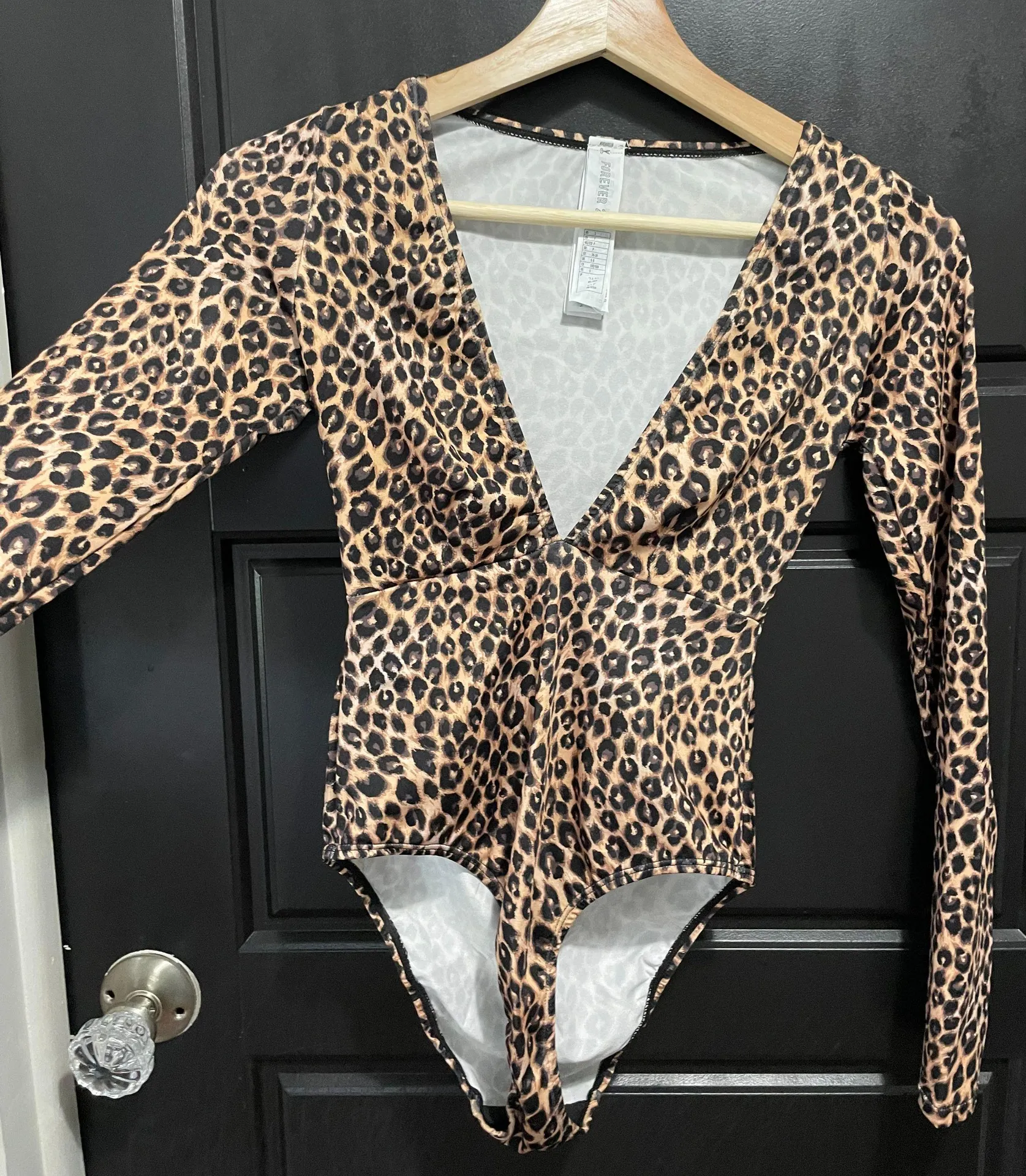 Forever 21 Cheetah Print Body Suit - Image 2
