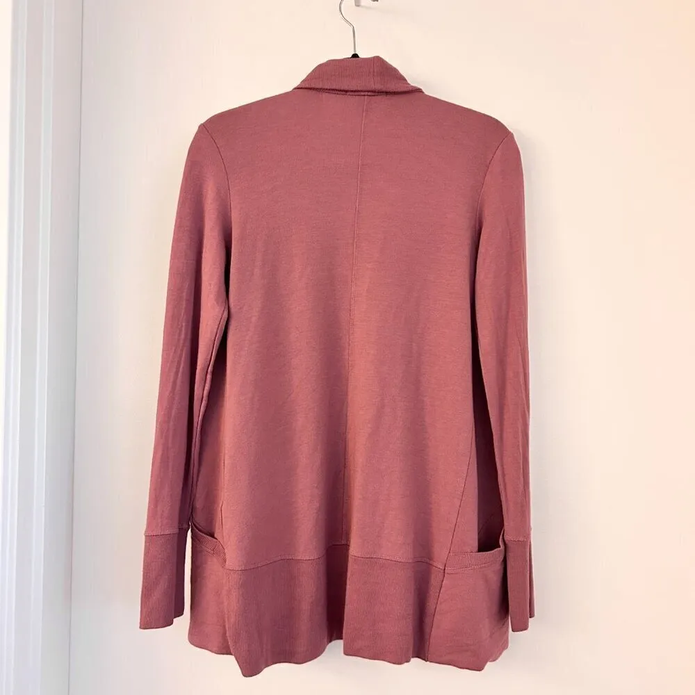 Athleta Pranayama Restore Wrap Cardigan in Victorian Berry Size XXS LIKE NEW - Image 8