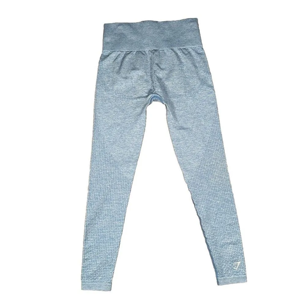 Gymshark Blue Fitness Workout Athletic‎ Leggings Size Small - Image 6