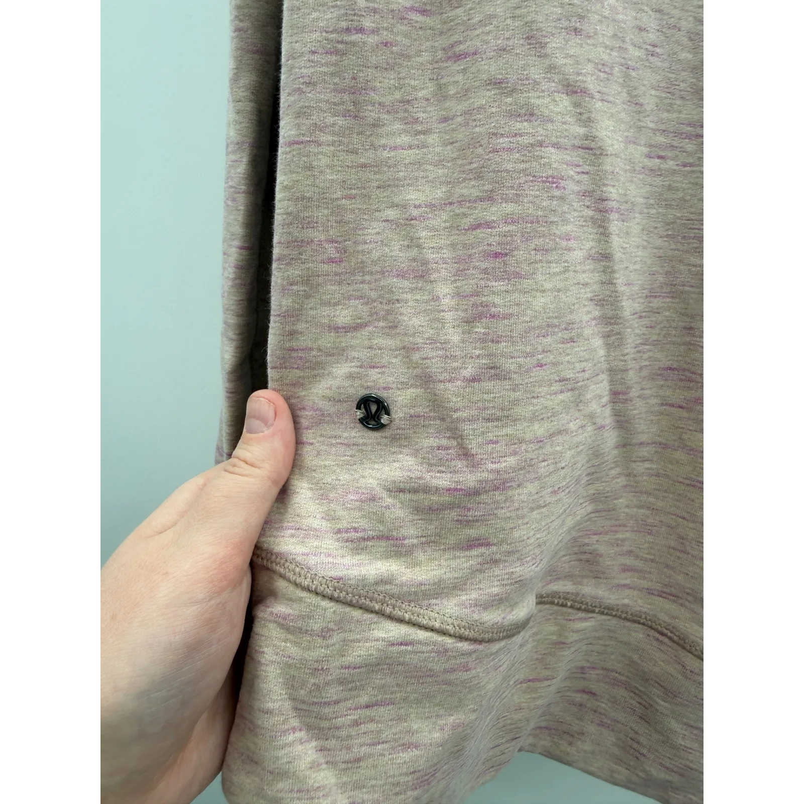 Lululemon Exhalation Pullover II Women's Size 8 Mojave Magenta Long Sleeve Yoga - Image 6