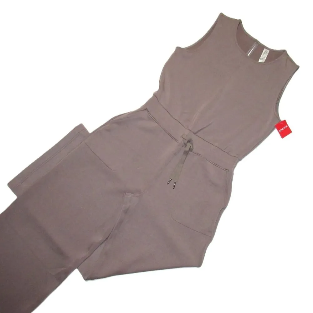 NWT Spanx 50282Q AirEssentials Jumpsuit in Smoke Aireluxe Knit XL Petite - Image 2