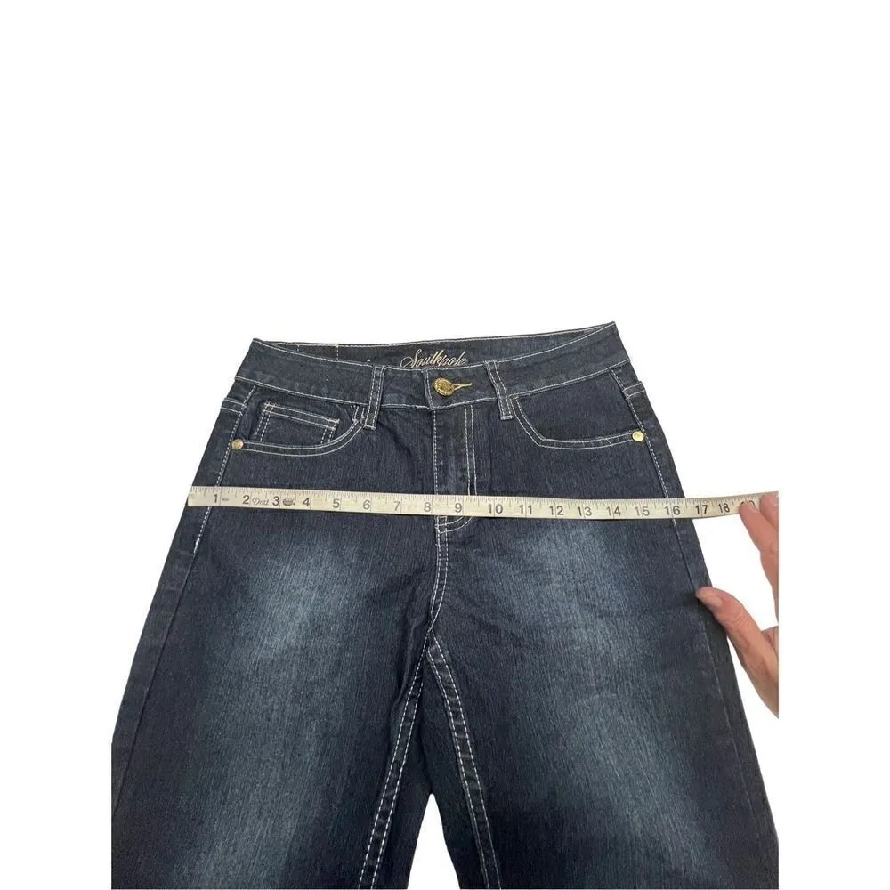 South Pole Womans Bootcut Jeans Sz 5 Blue - Image 7