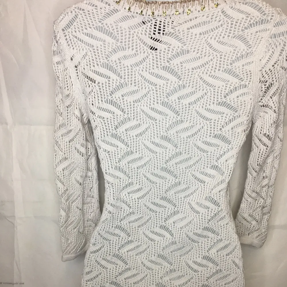 White House Black Market White Stretch Tunic - Image 5