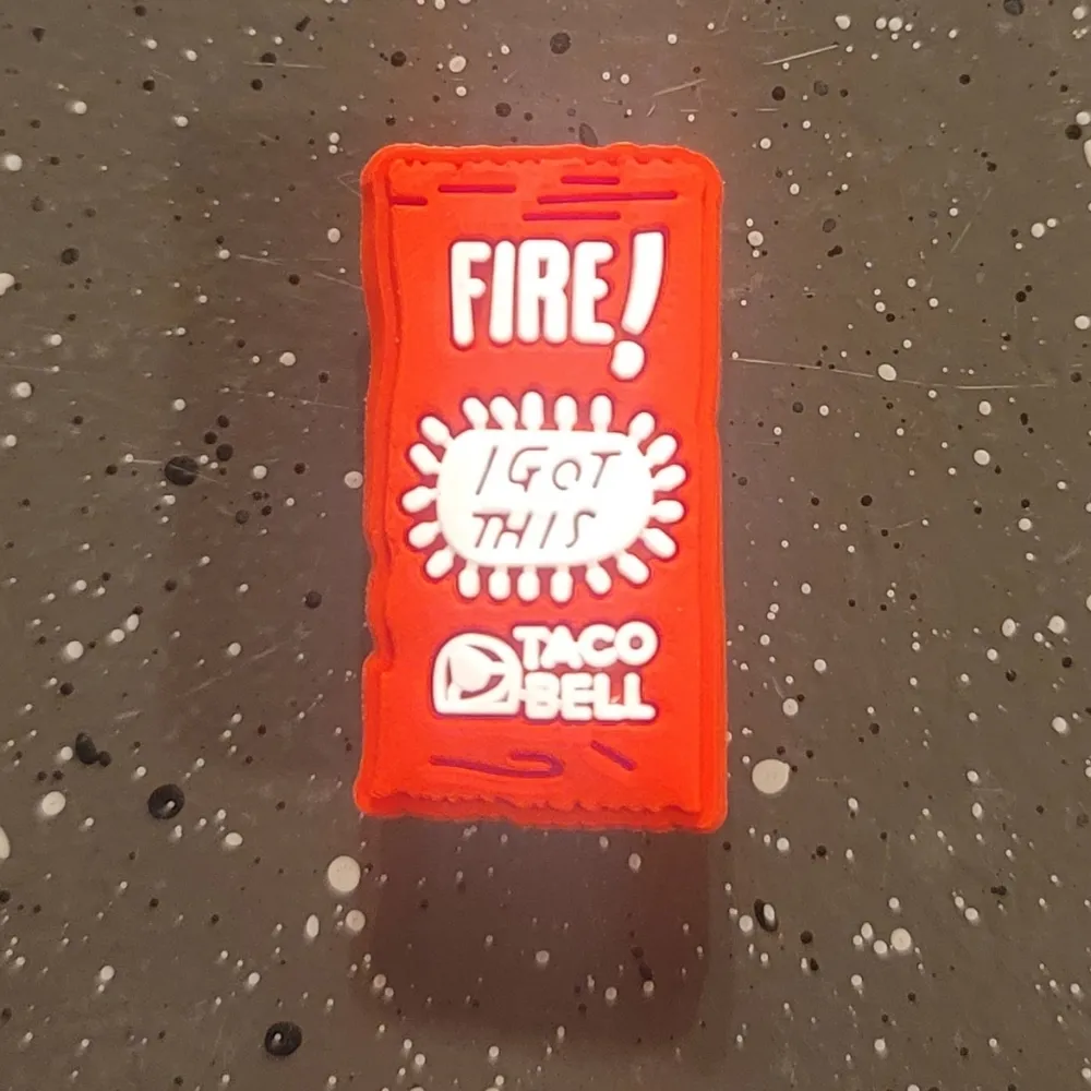 NEW Taco Bell Fire Sauce I Got This Croc Charm - Image 3