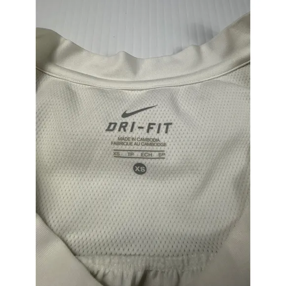 Nike Dri-FIT Tennis Top Athletic‎ Tank Sleeveless Pink Accents XS - Image 2