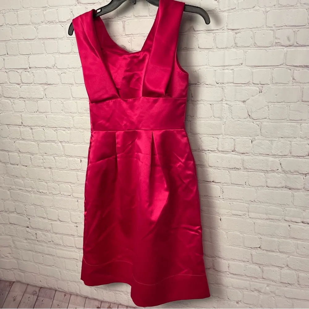 THREAD Pink Cowl Neck Sheath Mini Dress With Pockets Size 0 prom event bridesmai - Image 8