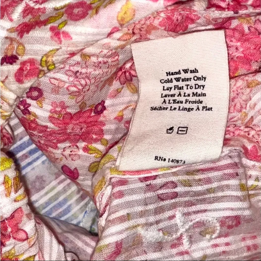 LoveShackFancy Two Piece Kielle Crop Top & Mayze Ruffle Mini Skirt size XS - Image 10