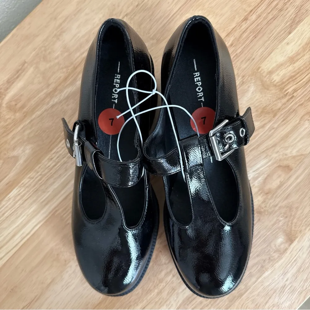 Dolce Vita Women’s Black Patent Leather Mary Jane Chunky Platform 90’s Sz 7 NWT - Image 2