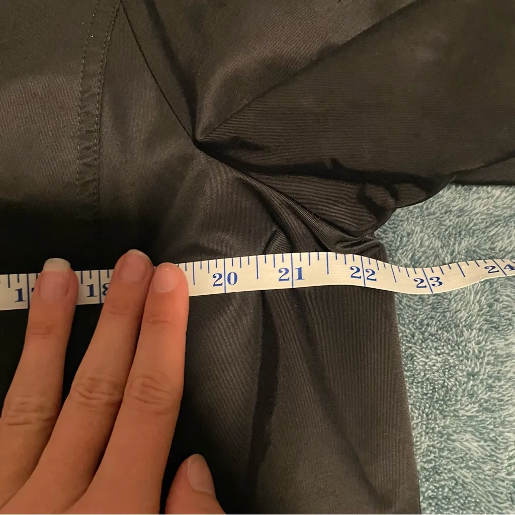 Nine & CO by‎ Nine West Women’s Black Trench Coat size XL - Image 7