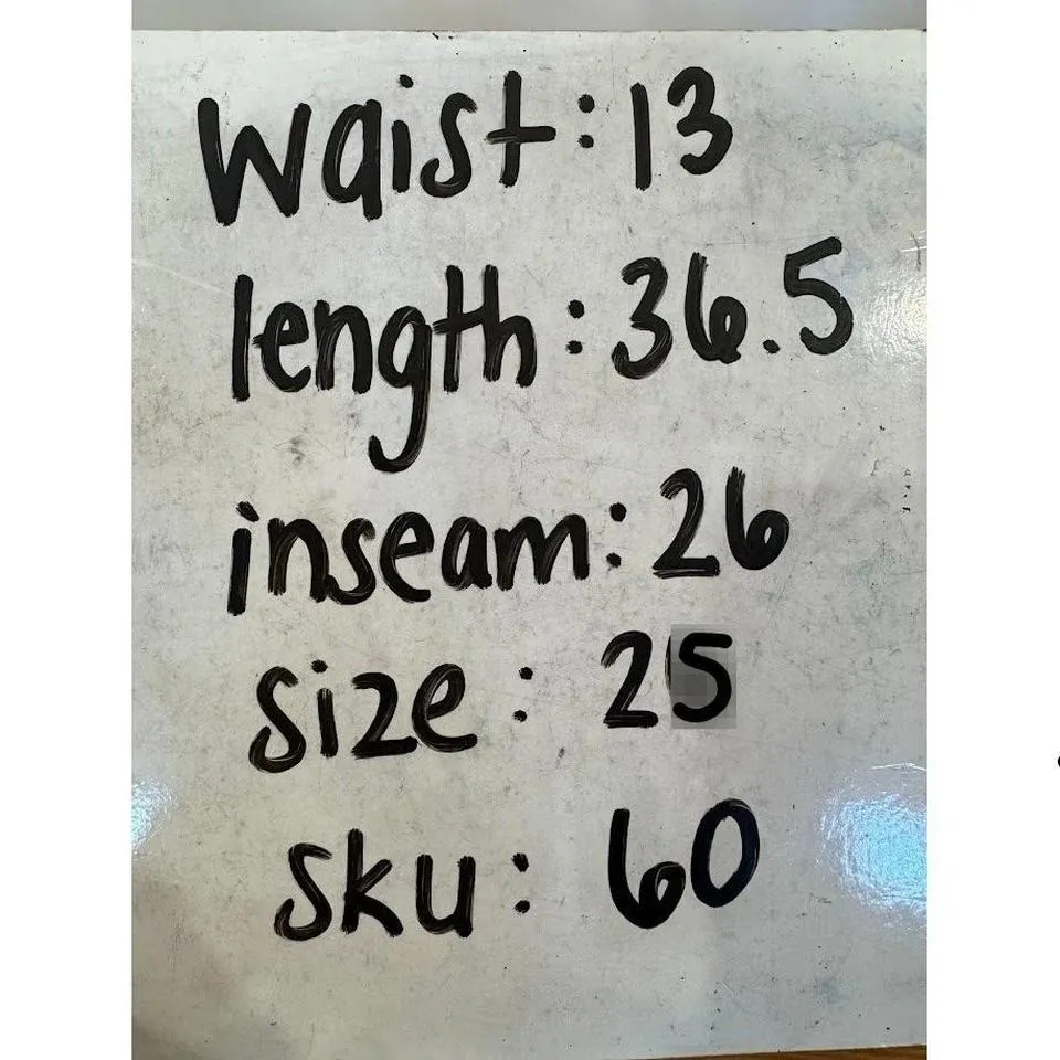 GAP High Rise Vintage Slim Jeans Acid Wash Distressed Blue Women's Size 25 - Image 8