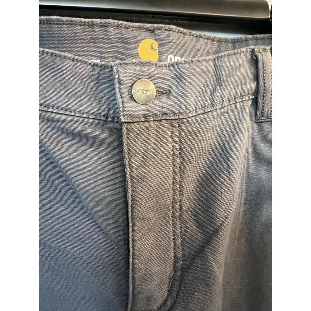 Carhartt Women's Original Fit Fleece Lined - Carpenter Pant Size 18 REG‎ Gray - Image 2