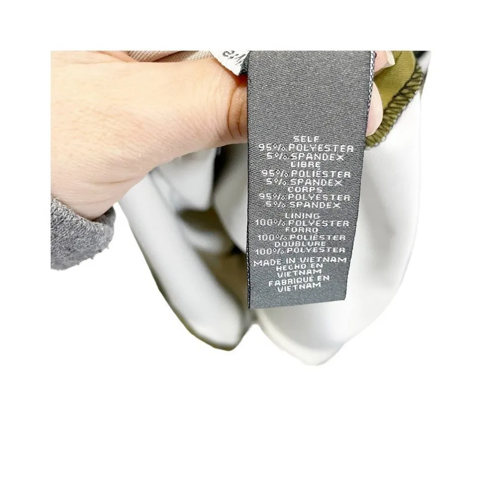 Vince Camuto Womens Fit & Flare Dress Black Stretch Jewel Neck Sleeveless 2 - Image 5