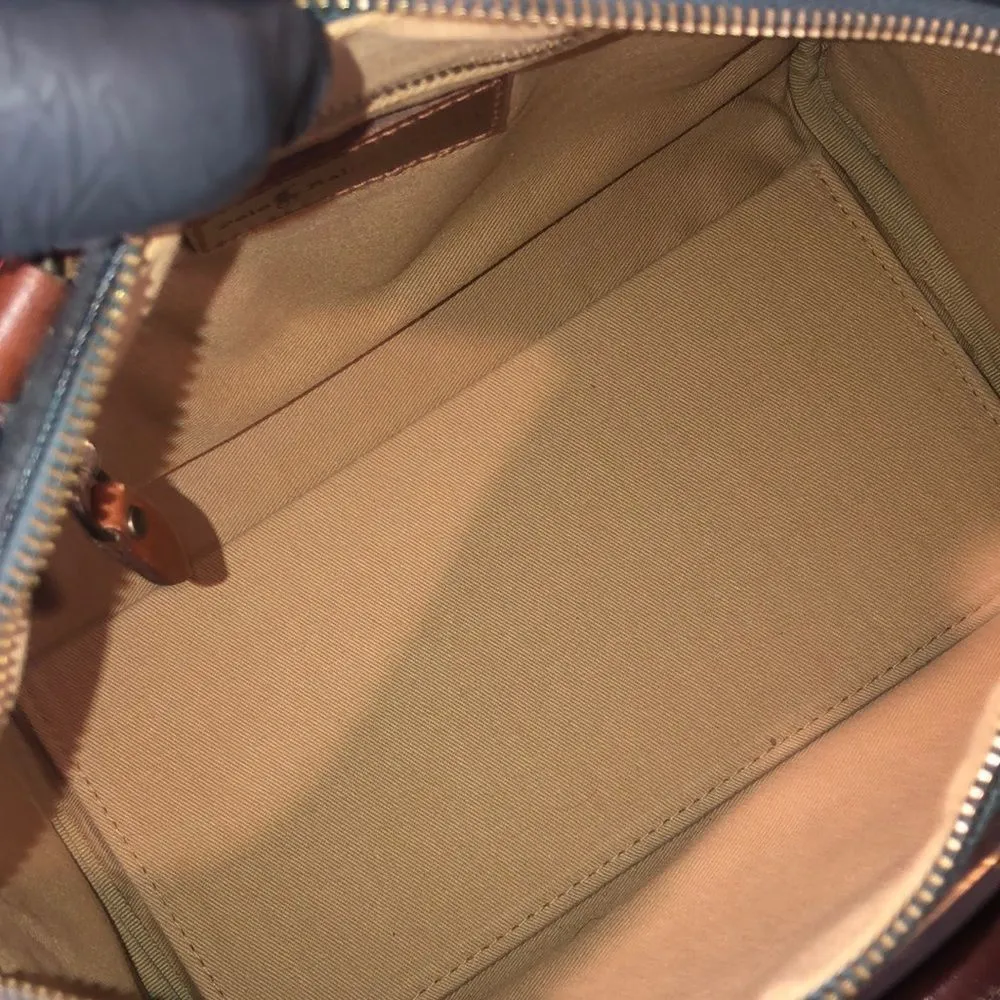 RALPH LAUREN Black Watch Plaid Speedy 30 Small Boston Tote Bag Vintage - Image 13