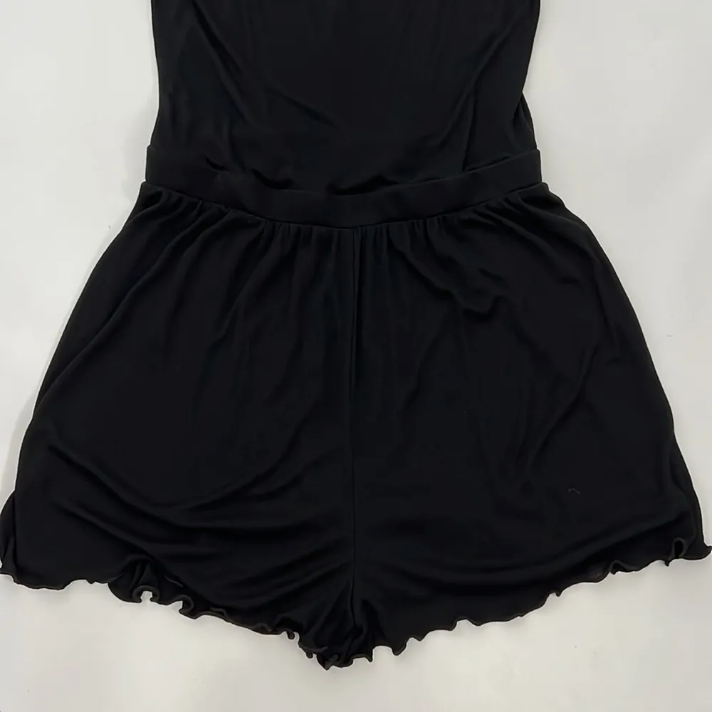 Lovers + Friends Phoenix Romper in Black - Image 4
