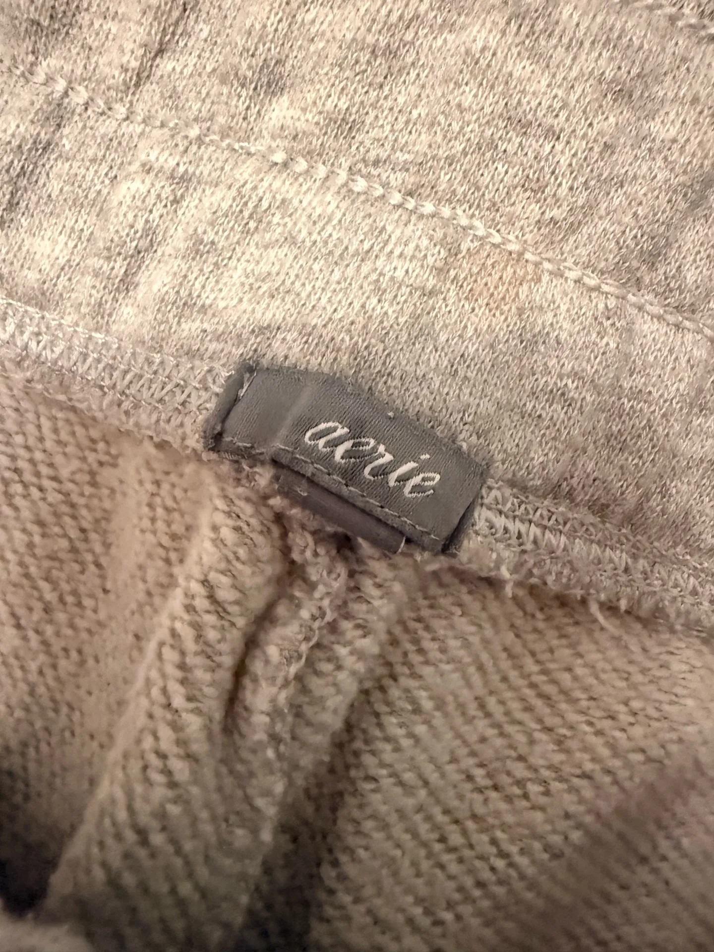 Lounge Shorts Aerie Grey Sweat High-Rise Soft  - Image 4