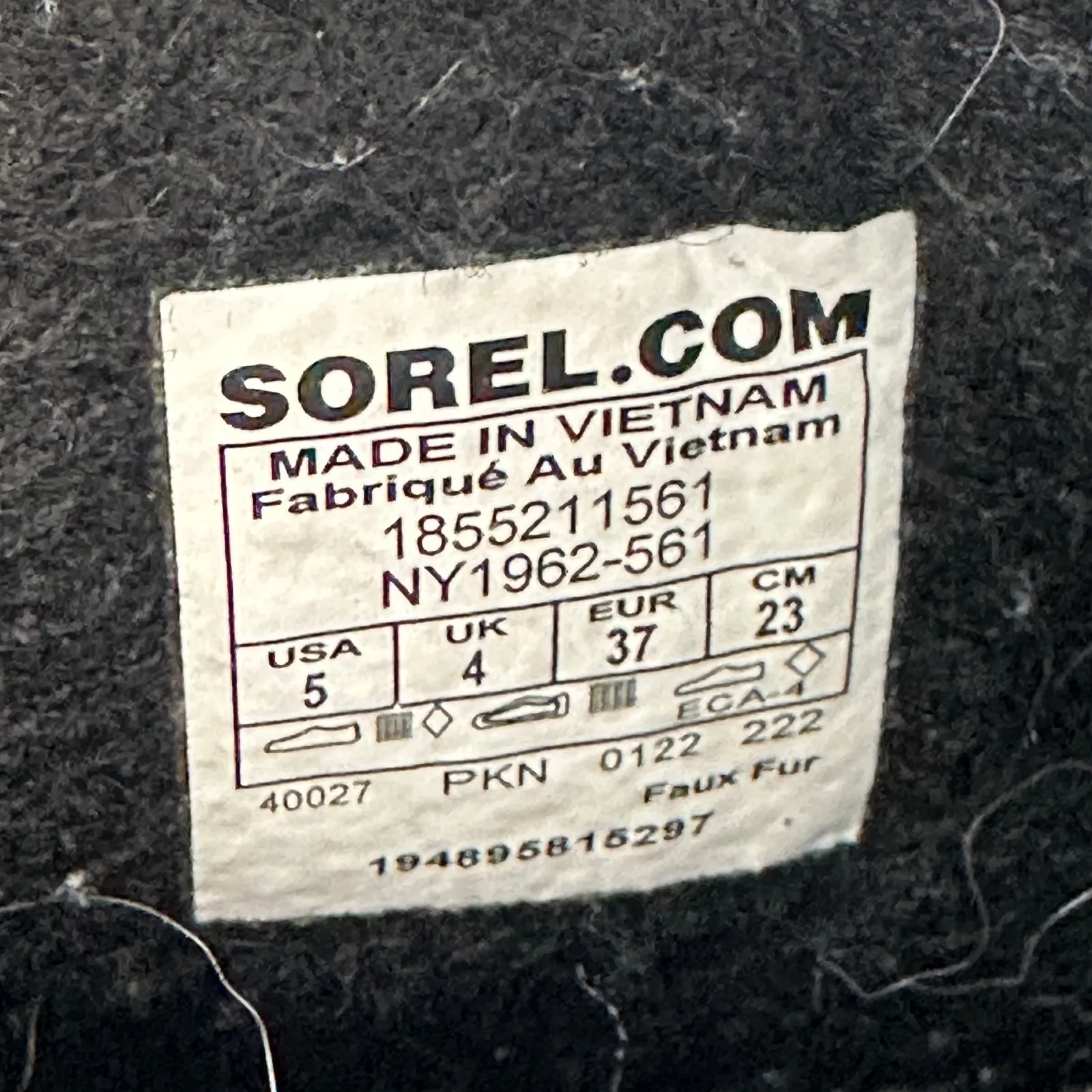 Sorel Waterproof Winter Snow Boots Faux Fur Trim Lace Up Gray Pink Women Size‎ 5 - Image 10