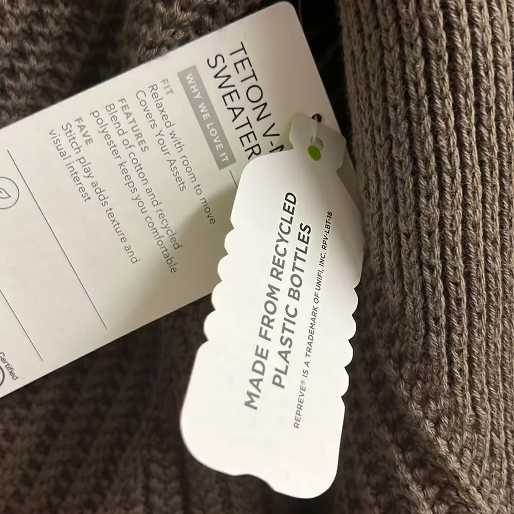 Athleta Repreve Teton V-neck Relaxed Sweater- Small - Image 16