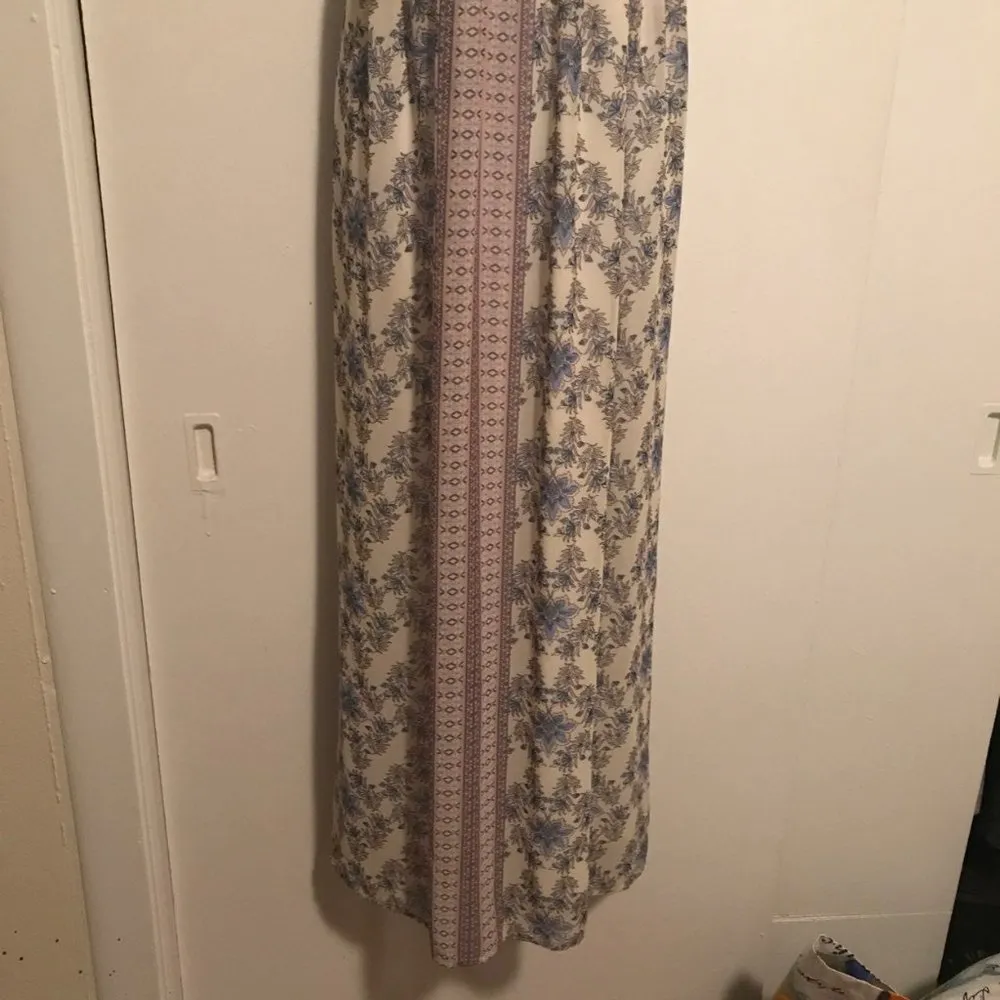 Lily Rose Crochet Top Belted Maxi Dress NWT - Image 3