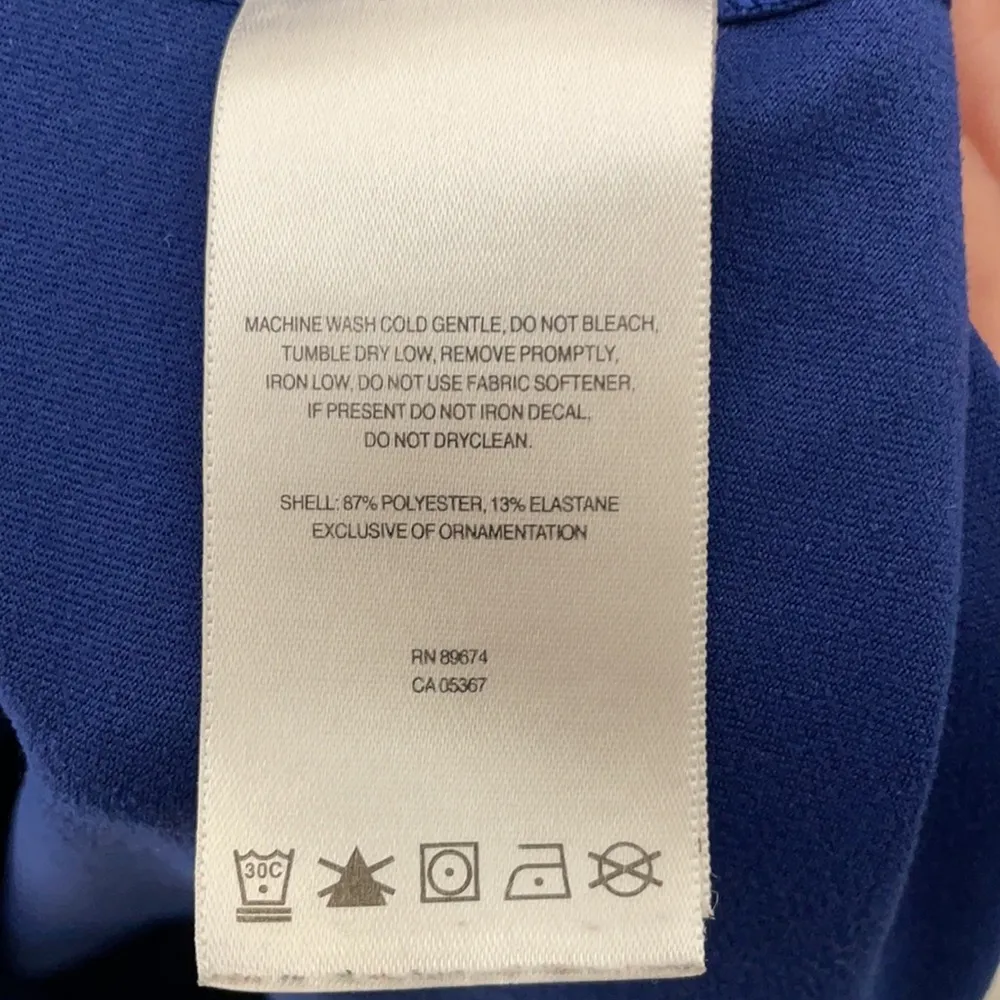 Mountain Hardwear Blue Pullover Quarter Zip Small - Image 6