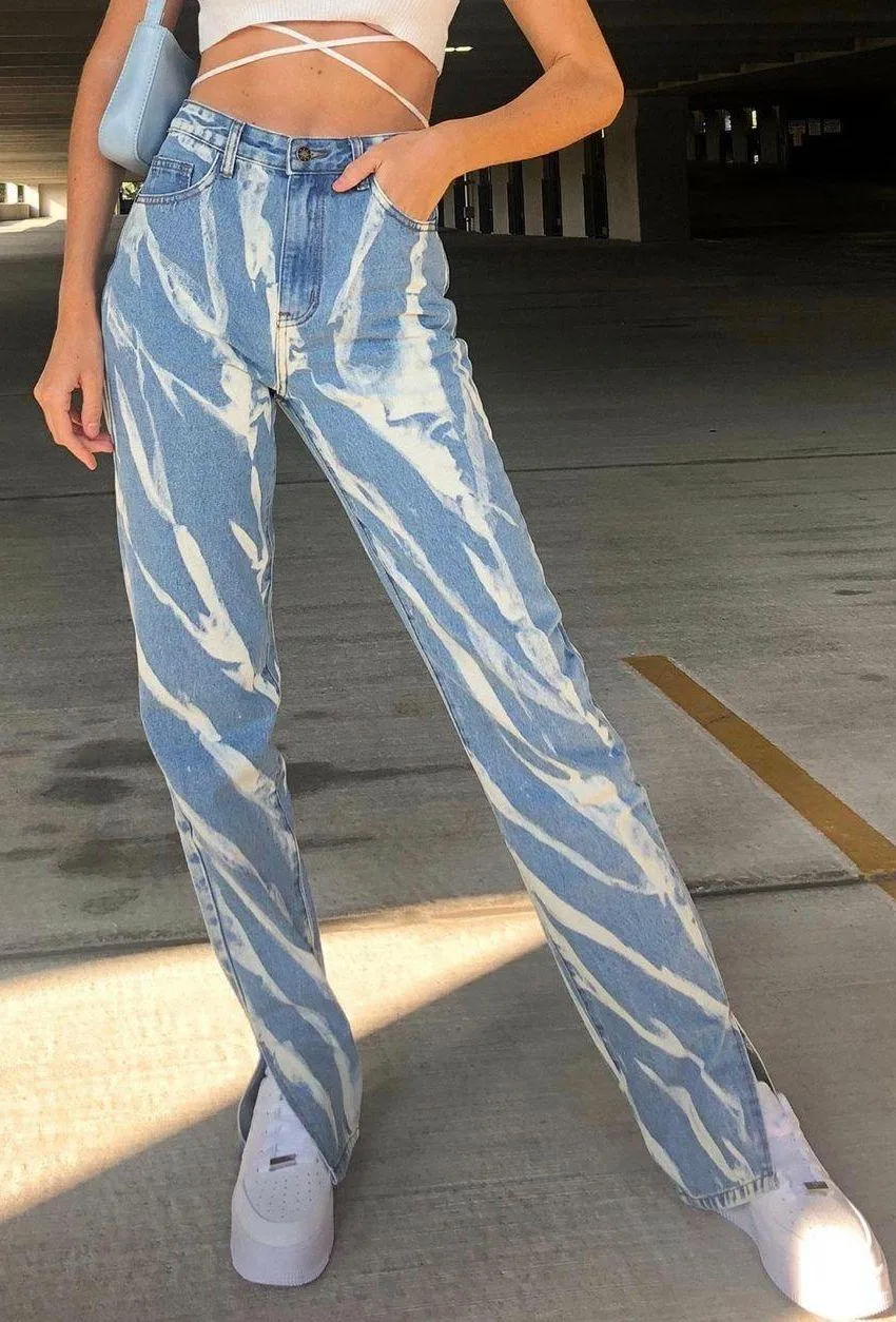 Princess Polly - Alabama Jean Tie Dye Denim - Image 2