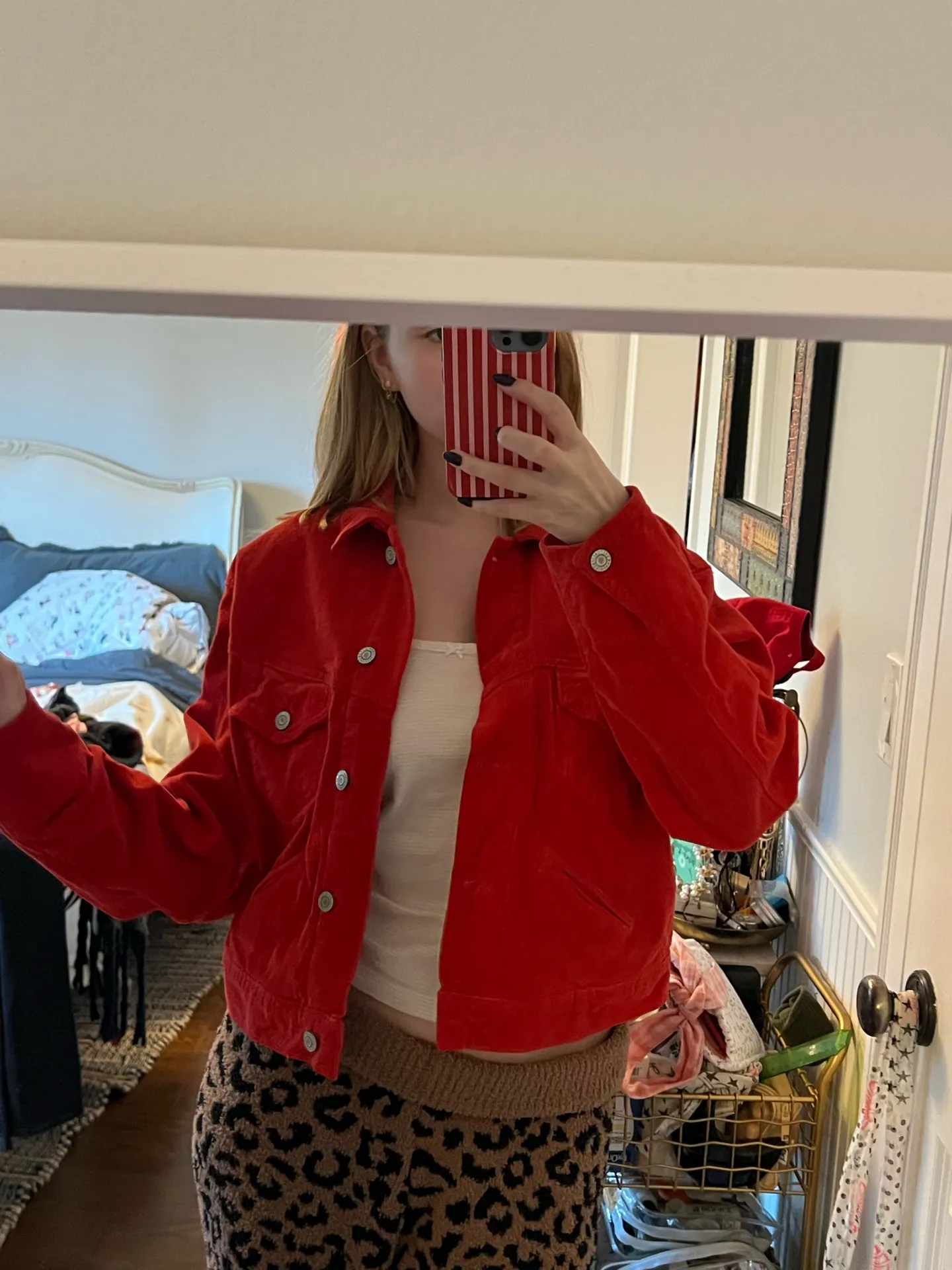 Brandy Melville Red Jacket  - Image 8