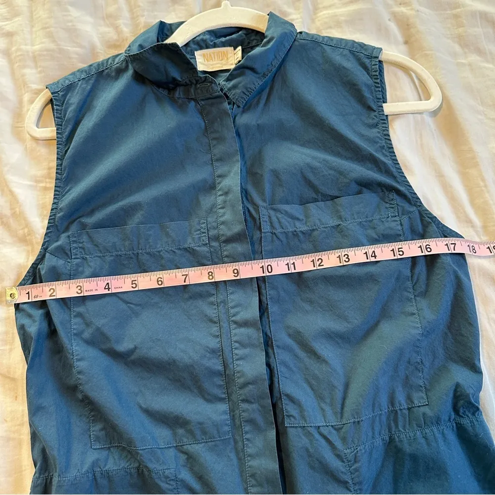 Nation Ltd Bixby Romper Navy Blue Medium - Image 11