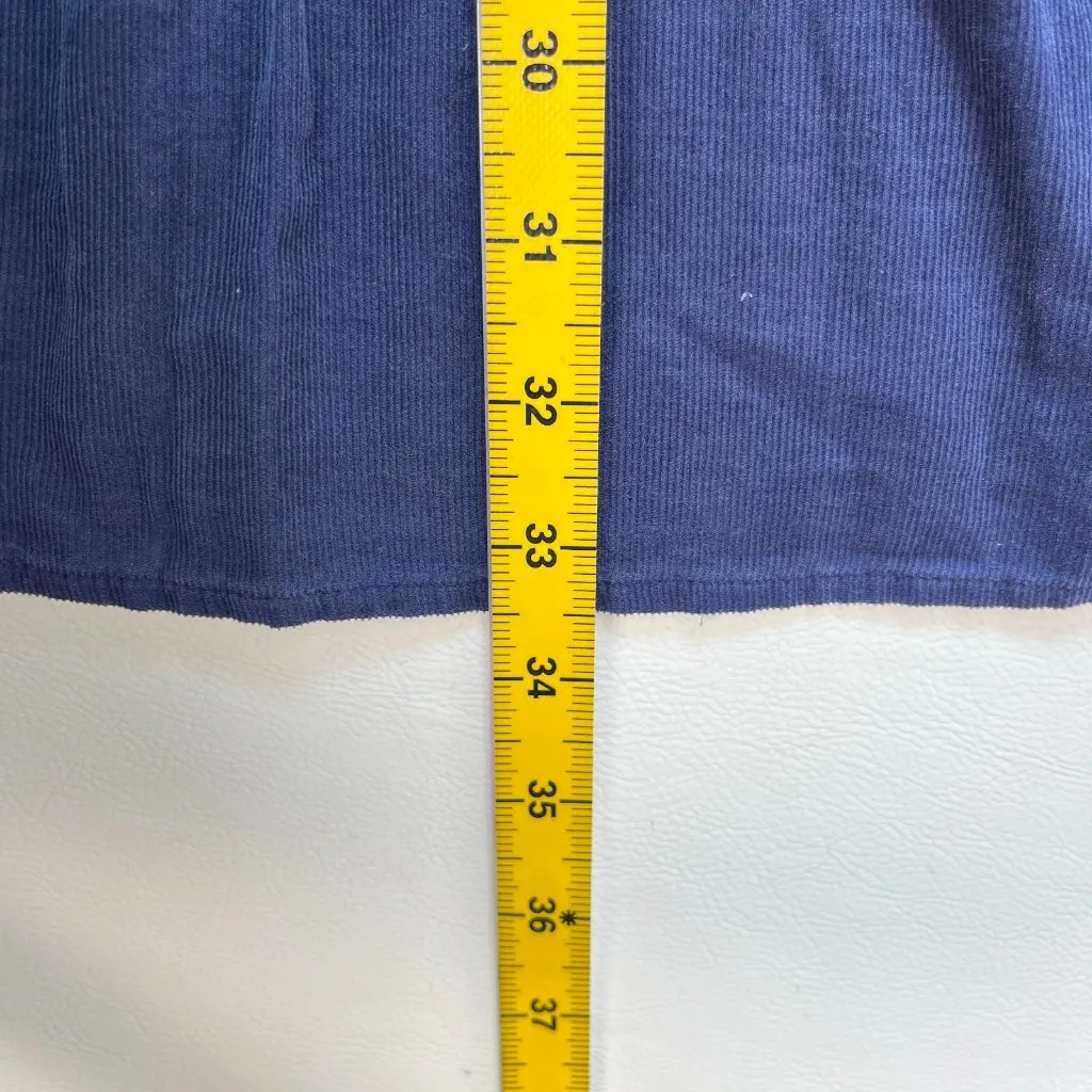 NWOT Johnny Was Emiko Tiered Embroidered Corduroy 3/4 Sleeves Dress Oversized S - Image 14