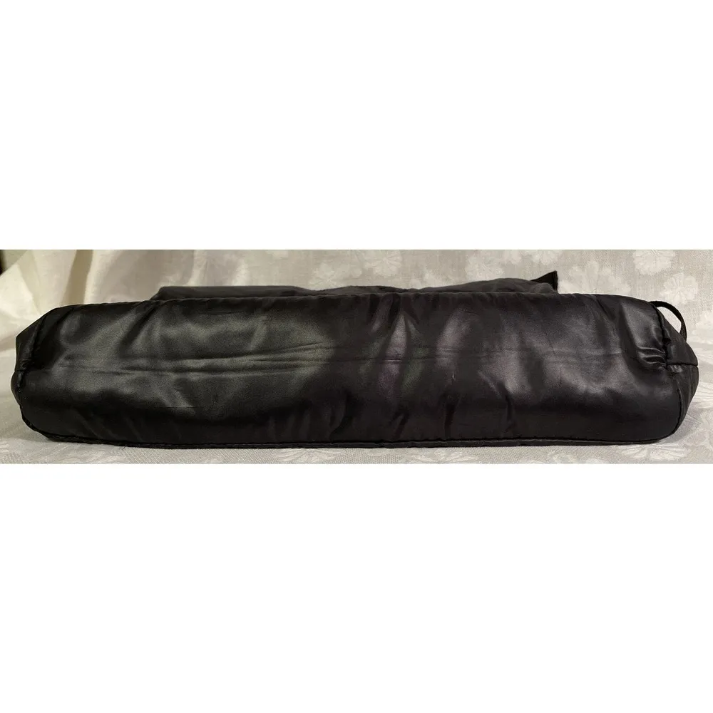 My NY DKNY Black Nylon Purse Handbag Tote Nice Condition - Image 5