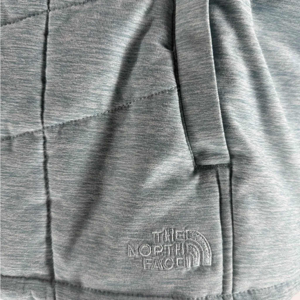 The North Face Pseudio Puffer Vest Winter Jacket Light Blue Full Zip Size XL EUC - Image 2