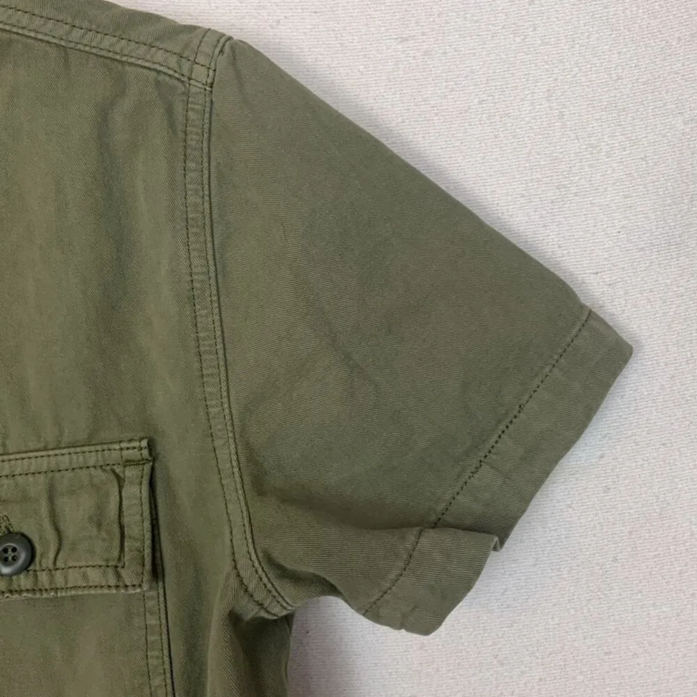 Kancan womens small one piece romper safari green army casual beach coastal res - Image 9