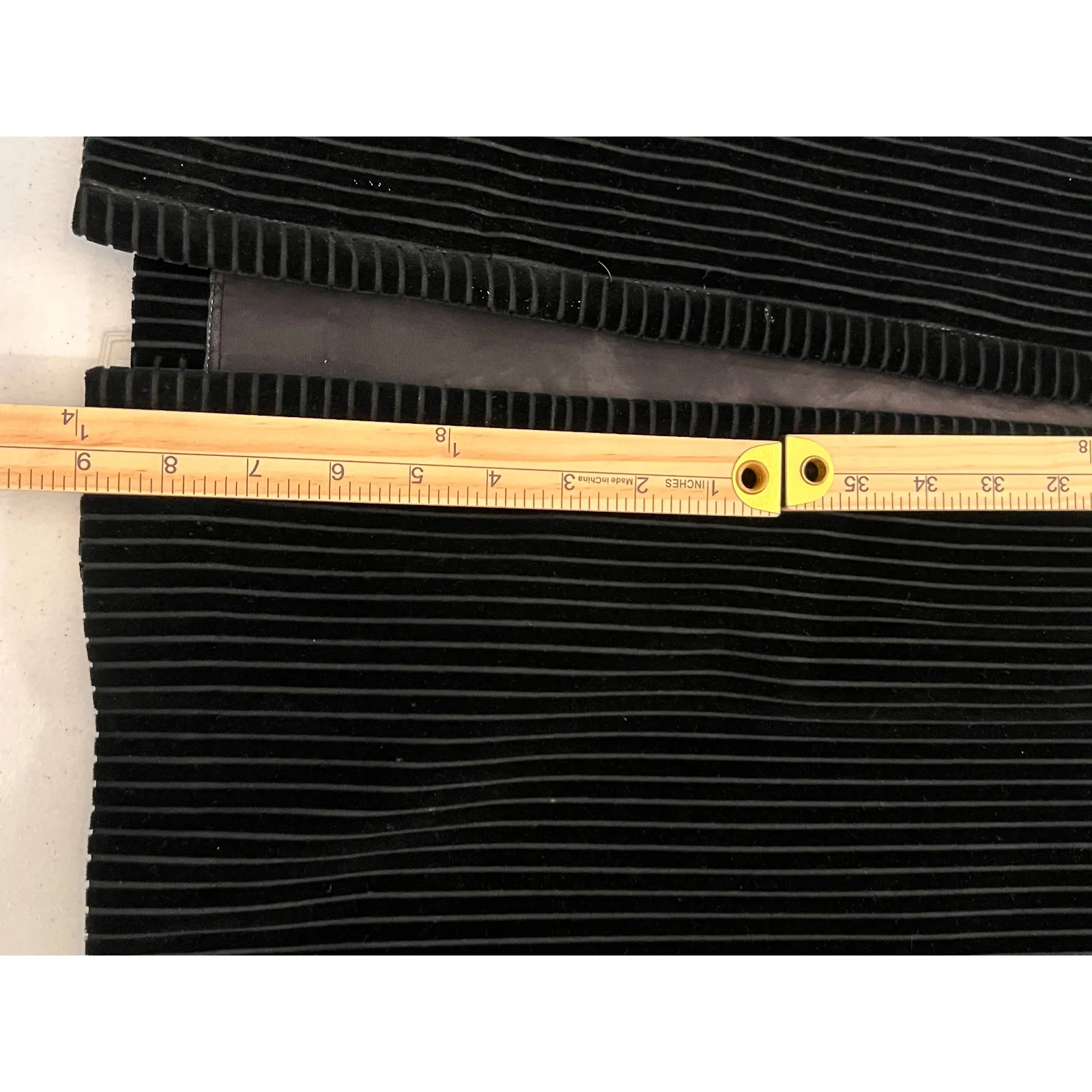 Vintage Count Romi Velvet Striped Traveler Coat Duster Size‎ 8 Goth Victorian Black - Image 9