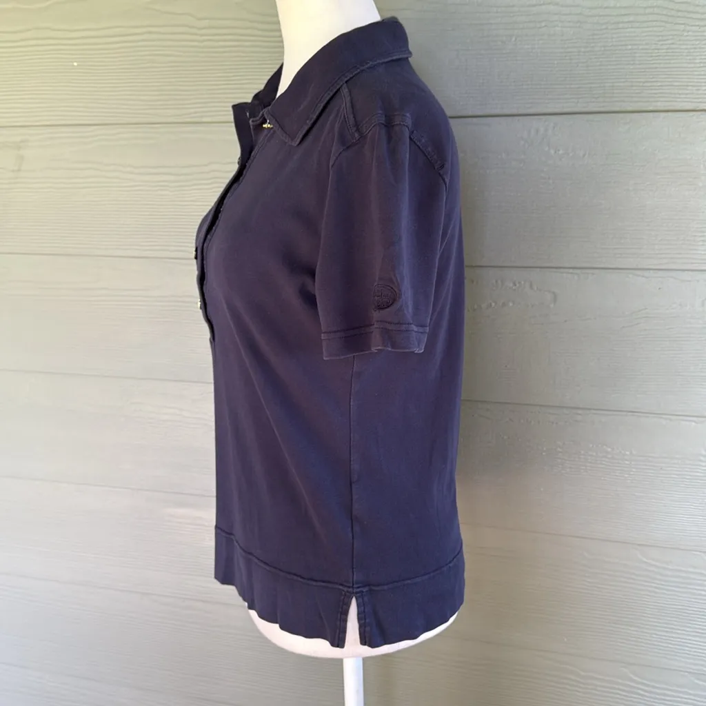 Tory Burch Short Sleeve Polo Shirt - Image 4