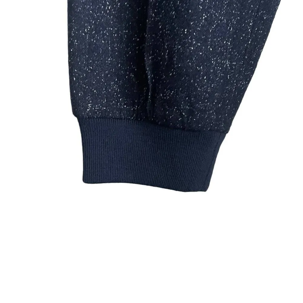 Club Monaco Pants Women 0 Navy Skinny Leg White Speckle Zipper Ankle Band Y2K - Image 6